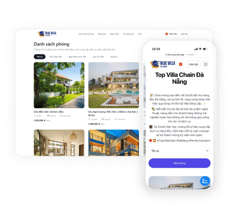 Website đặt phòng