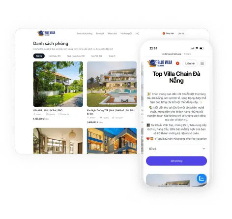 Website đặt phòng